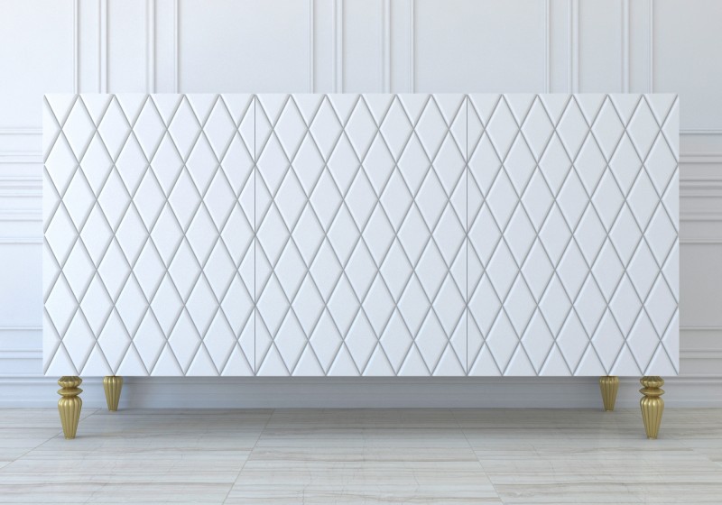 Комод трехстворчатый Tivoli White